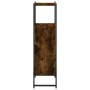 Armario de baño madera ingeniería roble ahumado 33x33x120,5 cm by , bathroom vanities - Ref: Foro24-842468, Price: 63,85 €, D...