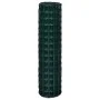 Green steel euro fence set 25x1.5 m by , fence panels - Ref: Foro24-140581, Price: 107,76 €, Discount: %