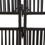 4-panel black synthetic rattan screen by , Room dividers - Ref: Foro24-365392, Price: 111,93 €, Discount: %