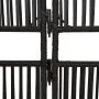 4-panel black synthetic rattan screen by , Room dividers - Ref: Foro24-365392, Price: 116,09 €, Discount: %