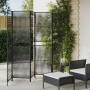 6-teiliger schwarzer synthetischer Rattanschirm von , Raumteiler - Ref: Foro24-365384, Preis: 148,41 €, Rabatt: %