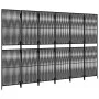6-panel black synthetic rattan screen by , Room dividers - Ref: Foro24-365384, Price: 153,94 €, Discount: %