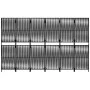 6-panel black synthetic rattan screen by , Room dividers - Ref: Foro24-365384, Price: 153,94 €, Discount: %