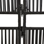 6-panel black synthetic rattan screen by , Room dividers - Ref: Foro24-365384, Price: 148,31 €, Discount: %