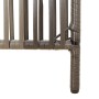 Gray synthetic rattan 3-panel screen by , Room dividers - Ref: Foro24-365390, Price: 88,16 €, Discount: %