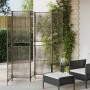 Gray synthetic rattan 6-panel screen by , Room dividers - Ref: Foro24-365386, Price: 152,42 €, Discount: %