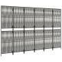 6-teiliger grauer synthetischer Rattanschirm von , Raumteiler - Ref: Foro24-365386, Preis: 152,33 €, Rabatt: %