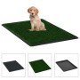 Pet toilets with artificial grass tray 2 units 76x51x3cm by vidaXL, Pet Underpads - Ref: Foro24-170770, Price: 60,23 €, Disco...