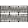 Biombo de 6 paneles ratán sintético gris de , Divisores de ambientes - Ref: Foro24-365386, Precio: 159,01 €, Descuento: %
