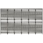 Gray synthetic rattan 6-panel screen by , Room dividers - Ref: Foro24-365386, Price: 152,42 €, Discount: %
