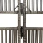 Gray synthetic rattan 6-panel screen by , Room dividers - Ref: Foro24-365386, Price: 159,01 €, Discount: %