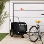 Haustier-Fahrradanhänger, Eisen-Oxford-Stoff, Schwarz von , Kinderwagen für Haustiere - Ref: Foro24-93863, Preis: 136,77 €, R...