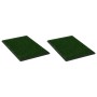 Pet toilets with artificial grass tray 2 units 76x51x3cm by vidaXL, Pet Underpads - Ref: Foro24-170770, Price: 60,23 €, Disco...