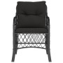 Gartensessel mit Kissen 2 Stück schwarzes synthetisches Rattan von , Gartenstühle - Ref: Foro24-365153, Preis: 162,36 €, Raba...