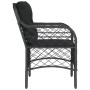 Gartensessel mit Kissen 2 Stück schwarzes synthetisches Rattan von , Gartenstühle - Ref: Foro24-365153, Preis: 162,36 €, Raba...