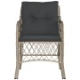 Gartensessel mit Kissen 2 Stück graues synthetisches Rattan von , Gartenstühle - Ref: Foro24-365158, Preis: 177,95 €, Rabatt: %