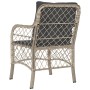 Gartensessel mit Kissen 2 Stück graues synthetisches Rattan von , Gartenstühle - Ref: Foro24-365158, Preis: 177,95 €, Rabatt: %