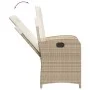 Garden recliners with beige cushions 2 pcs PE rattan by , Garden chairs - Ref: Foro24-365172, Price: 245,40 €, Discount: %