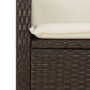 Garden recliners with brown cushions 2 pcs PE rattan by , Garden chairs - Ref: Foro24-365170, Price: 226,26 €, Discount: %