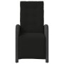 Garden recliner with footrest in black PE rattan by , Garden chairs - Ref: Foro24-365185, Price: 125,85 €, Discount: %