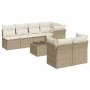 Garden sofa set with beige cushions 8 pcs PE rattan by , Garden sets - Ref: Foro24-3249137, Price: 521,55 €, Discount: %