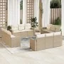 12-piece garden sofa set and brown synthetic rattan cushions by , Modular outdoor sofas - Ref: Foro24-3251105, Price: 980,21 ...