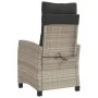 Gartenliegen mit grauen Kissen 2 Stück PE-Rattan von , Gartenstühle - Ref: Foro24-365222, Preis: 253,41 €, Rabatt: %