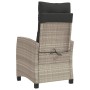 Gartenliegen mit grauen Kissen 2 Stück PE-Rattan von , Gartenstühle - Ref: Foro24-365222, Preis: 226,79 €, Rabatt: %