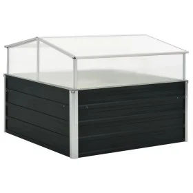 Gewächshaus aus verzinktem Stahl anthrazitgrau 100x100x77 cm von vidaXL, Töpfe und Pflanzgefäße - Ref: Foro24-45724, Preis: 9...