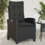 Kissen für Gartenliegen, 2 Stück, schwarzes synthetisches Rattan von , Gartenstühle - Ref: Foro24-365217, Preis: 256,40 €, Ra...
