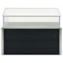Galvanized steel anthracite grey greenhouse 100x100x77 cm by vidaXL, Pots and planters - Ref: Foro24-45724, Price: 82,80 €, D...