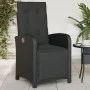 Garden recliners with footrest 2 pcs black PE rattan by , Garden chairs - Ref: Foro24-365193, Price: 251,62 €, Discount: %