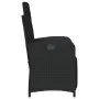 Gartenliegen mit Fußstütze, 2 Stück, schwarzes PE-Rattan von , Gartenstühle - Ref: Foro24-365193, Preis: 251,62 €, Rabatt: %