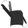 Garden recliners with footrest 2 pcs black PE rattan by , Garden chairs - Ref: Foro24-365193, Price: 251,62 €, Discount: %