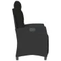 Sillones reclinables jardín con reposapiés 2 uds ratán PE negro de , Sillas de jardín - Ref: Foro24-365241, Precio: 313,18 €,...