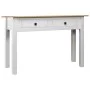 Solid white Panama pine wood console table 110x40x72cm by vidaXL, Side tables - Ref: Foro24-282681, Price: 113,51 €, Discount: %