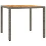 Garden chairs and table with cushions 3 pieces gray PE rattan by , Garden sets - Ref: Foro24-3212048, Price: 300,10 €, Discou...