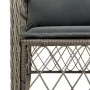 Garden chairs and table with cushions 3 pieces gray PE rattan by , Garden sets - Ref: Foro24-3212048, Price: 300,10 €, Discou...