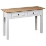 Solid white Panama pine wood console table 110x40x72cm by vidaXL, Side tables - Ref: Foro24-282681, Price: 113,51 €, Discount: %
