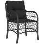 5-teiliges Gartenmöbel-Set mit schwarzen synthetischen Rattankissen von , Gartensets - Ref: Foro24-3212043, Preis: 445,67 €, ...