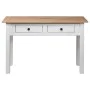 Solid white Panama pine wood console table 110x40x72cm by vidaXL, Side tables - Ref: Foro24-282681, Price: 113,51 €, Discount: %