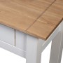 Solid white Panama pine wood console table 110x40x72cm by vidaXL, Side tables - Ref: Foro24-282681, Price: 111,45 €, Discount: %