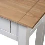 Solid white Panama pine wood console table 110x40x72cm by vidaXL, Side tables - Ref: Foro24-282681, Price: 113,51 €, Discount: %