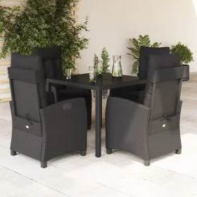 5-piece garden furniture set with black synthetic rattan cushions by , Garden sets - Ref: Foro24-3212637, Price: 671,38 €, Di...