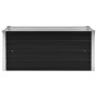 Arriate de acero galvanizado gris antracita 100x40x45 cm de vidaXL, Maceteros y jardineras - Ref: Foro24-45733, Precio: 41,08...