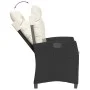 5-teiliges Gartenmöbel-Set mit schwarzen synthetischen Rattankissen von , Gartensets - Ref: Foro24-3212726, Preis: 624,36 €, ...