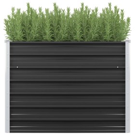Bett aus verzinktem Stahl anthrazitgrau 100x40x77 cm von vidaXL, Töpfe und Pflanzgefäße - Ref: Foro24-45732, Preis: 54,72 €, ...