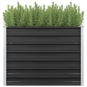 Bett aus verzinktem Stahl anthrazitgrau 100x40x77 cm von vidaXL, Töpfe und Pflanzgefäße - Ref: Foro24-45732, Preis: 54,39 €, ...