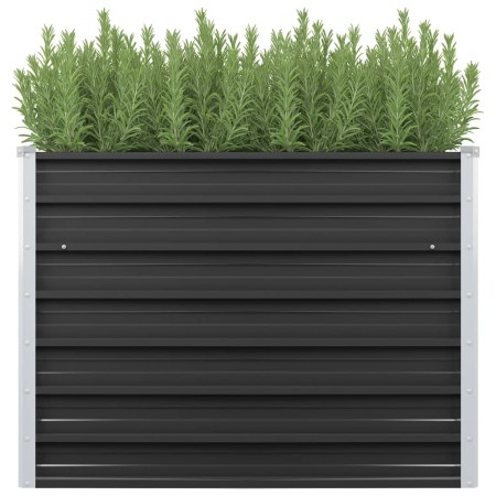 Bett aus verzinktem Stahl anthrazitgrau 100x40x77 cm von vidaXL, Töpfe und Pflanzgefäße - Ref: Foro24-45732, Preis: 54,72 €, ...