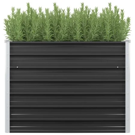 Bett aus verzinktem Stahl anthrazitgrau 100x40x77 cm von vidaXL, Töpfe und Pflanzgefäße - Ref: Foro24-45732, Preis: 57,33 €, ...